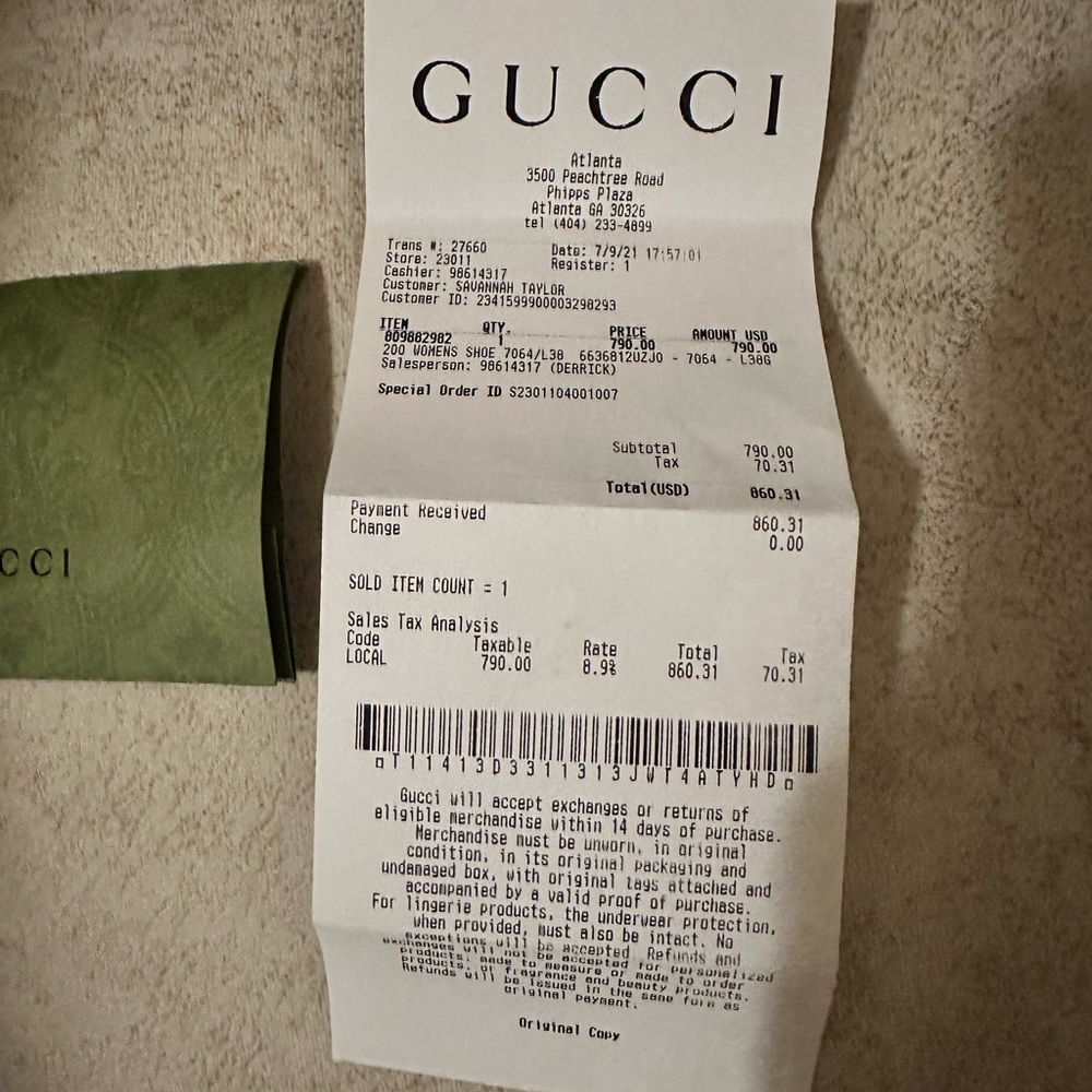 Gucci Womens Rhyton ‘GG Monogram - multi color’ - Picture 12 of 13